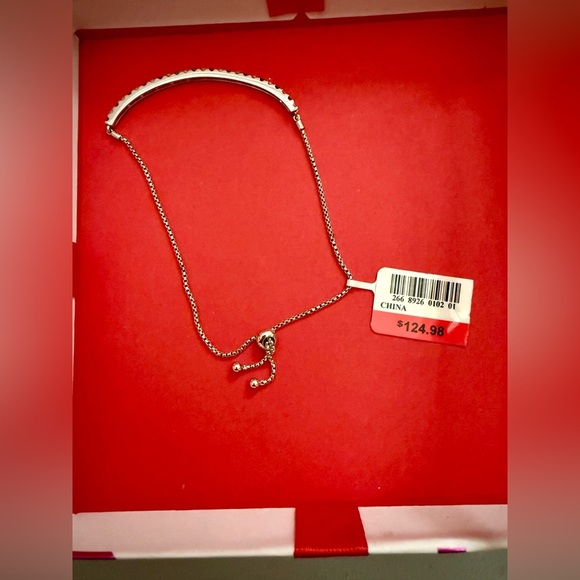 Emerald Gemstone Sterling Silver Bolo Bracelet - Picture 6 of 12